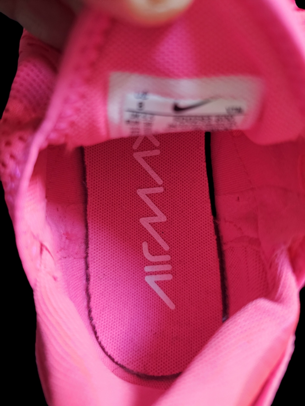 Nike Air Max 270 Neon Pink Sneaker Shoe Sz 8 - Picture 10 of 11